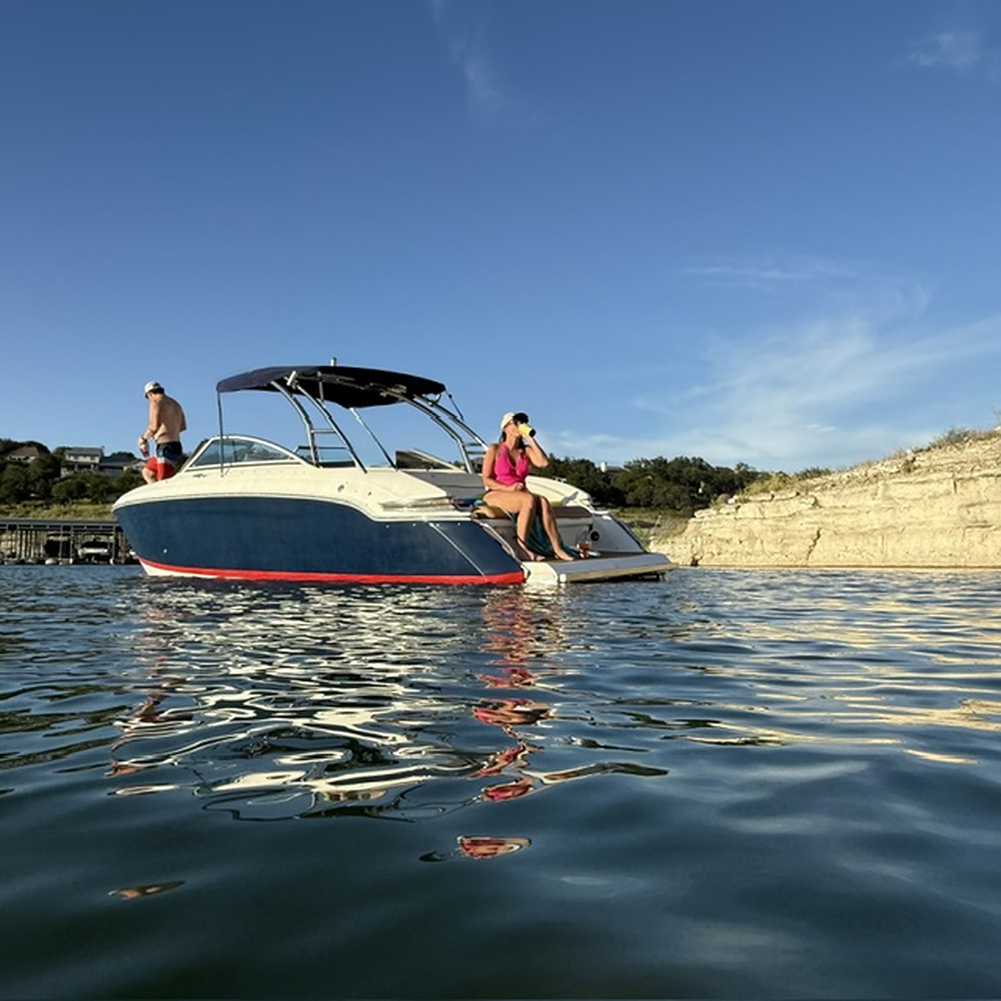 Calm morning view of Lake Travis